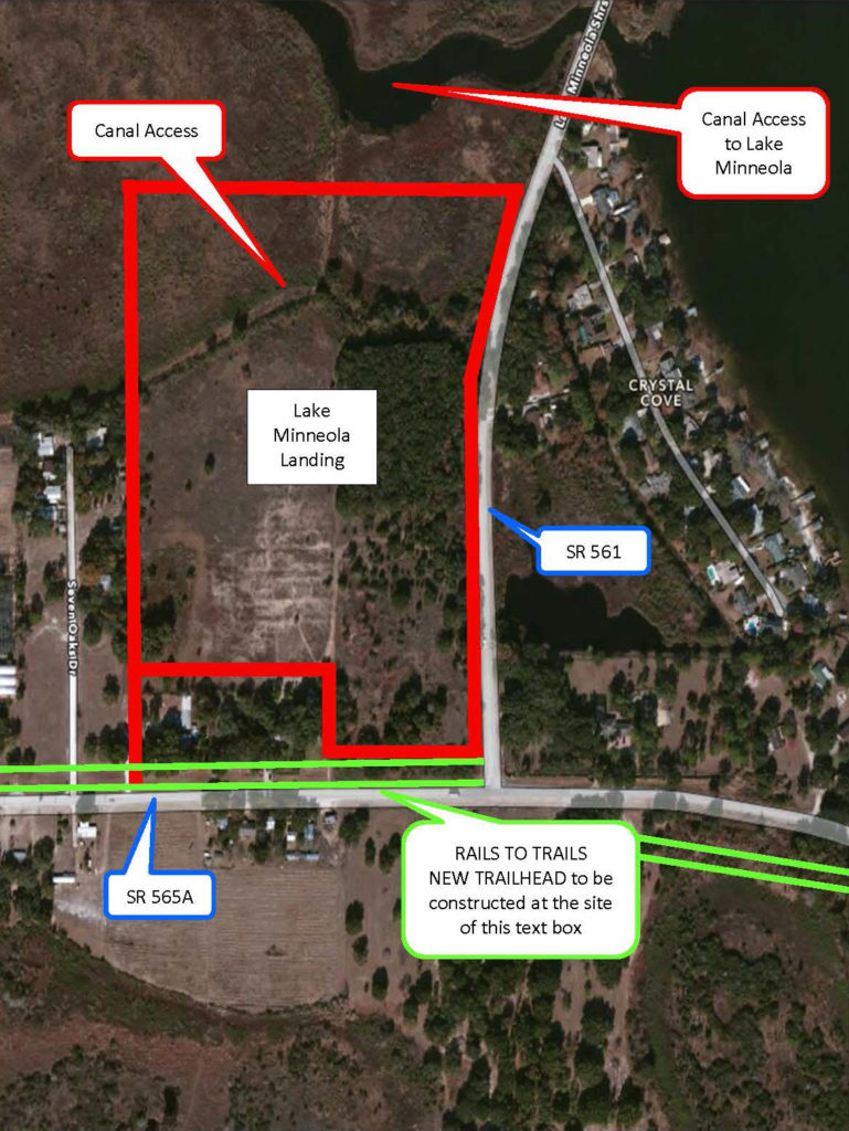Photo: Lake Minneola Landing detail map